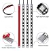 XLANJINGJ 12Pcs Motorcycle LED Light Kit Strips Multi-Color Accent Glow Neon Ground Effect Atmosphere Lamp with Dual IR/RF Remote Controller For Harley Davidson Honda Suzuki Ducati Polaris BMWthumb 4