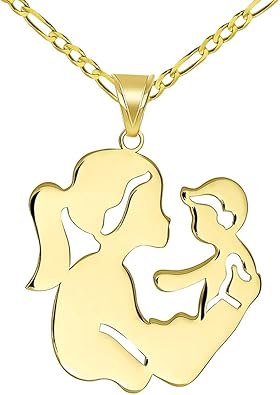 mother pendant gold