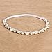 RQJ Baby Soft Rhinestone Elastic Headband Props Infant Pearl Headwrap Handcraft Halo Beaded Crystal Pearl Wreath with Diamante Flower Crown for Newborn