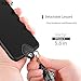 PZOZ iPhone X Case, Slim Silicone Lanyard Case Cover Holder Long Hanging Neck Wrist Strap Outdoors Travel Necklace for iPhone X (Black)