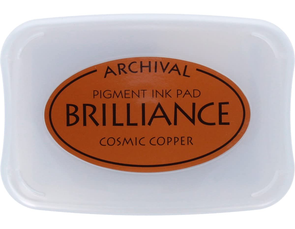 Tsukineko Brilliance Ink Pad, Cosmic Copper,BIP94