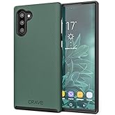 Crave for Galaxy Note 10 Case, Shockproof Protection Dual Layer Case for Samsung Galaxy Note 10 (6.3 inch) - Forest Green