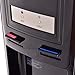 Costway 5 Gallon Water Cooler Dispenser Top Loading Stainless Steel Freestanding Water Dispenser w/Hot and Cold Water (Black)