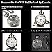 SIBOSUN Eagle Design Pocket Watch Chain Quartz Movement Arabic Numerals Half Hunter