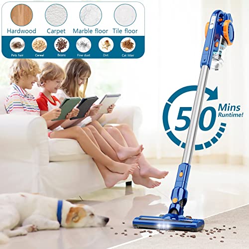 ORFELD Cordless Vacuum Cleaner, 30KPa Powerful Suction Stick Vacuum