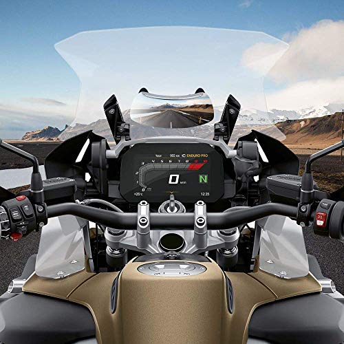 laoonl Motorfiets-achteruitkijkspiegel, achteruitkijkspiegel, 180 graden motor-veiligheidsspiegel, groothoekspiegel… - Image 6