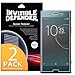 Ringke Screen Protector Compatible with Xperia XZ Premium Invisible Defender Full Coverage 2-Pack Edge to Edge Side Coverage Case Compatible Scratch Resistant Super Thin HD Clearness Film
