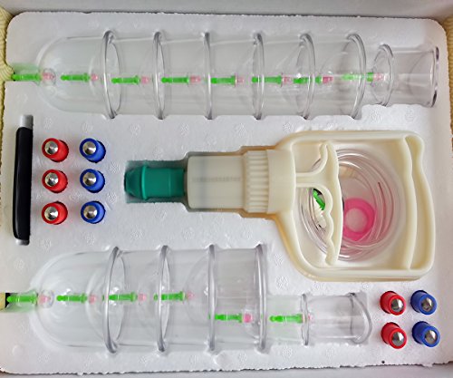 Chinese Acupuncture Cupping Therapy Set-FDA Approved Medical Grade Professional Cupping Kit (14 cups Guaranteed 5-Yr Life)For Body Massage, Pain Relief, Physical Therapy–Improve Your Health & Wellness