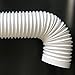 GoodtoU Diameter 5inch Exhaust Hose for Air Conditioner - AC Vent Hose Counterclockwise Plus Stainless Steel Buckle Extend Length 59 Inch Fit for Portable AC Air Conditioner