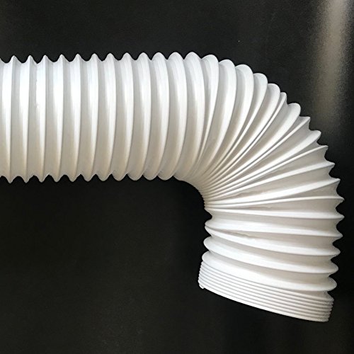Exhaust Hose for Air Conditioner - AC Vent Hose Counterclockwise Diameter 5inch Plus Stainless Steel Buckle Extend Length 59 Inch Fit for Portable AC Air Conditioner - Thumbnail 3