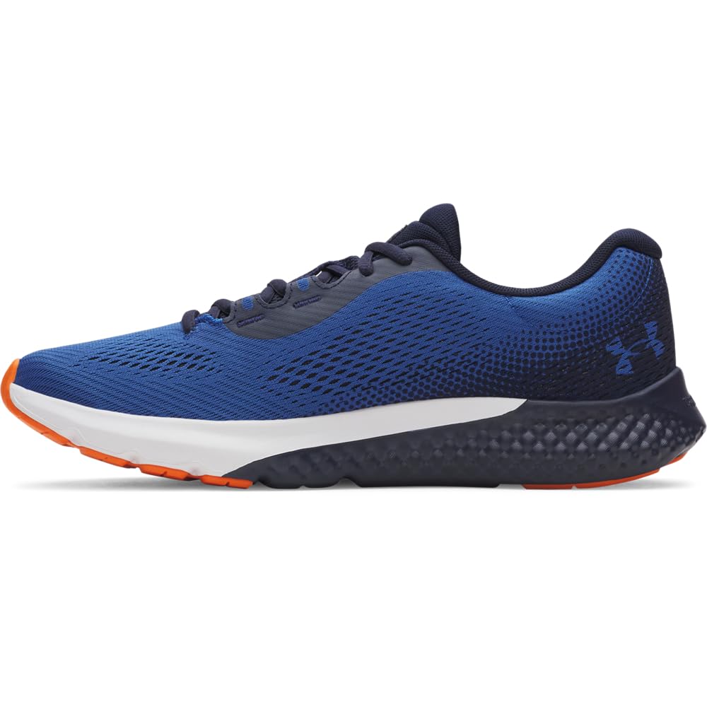 Under Armour Men's Charged Rogue 4, (432) Tech Blue/Midnight Navy/Team Orange, 13, US Image