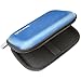 Inateck Portable Shockproof EVA Carrying Case Shell with Zipper for 2.5 Inch Hard Disk Drives HDD/ SSD and My Passport Ultra (Blue)