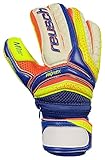 Reusch Soccer Reusch Serathor Pro M1 Ortho Tec Junior Goalkeeper Glove, Yellow/Blue, 6