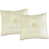 Amazon Com Elegant White Satin Kneeling Pillow Everything Else