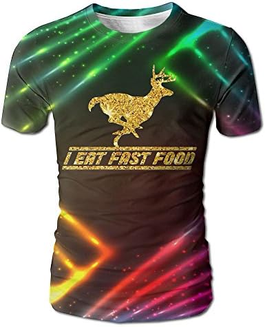 VN HNGD I'd Rather Go Deer Hunting Men's Summer Fashion Short-Sleeve Crewneck T-Shirt Pullover