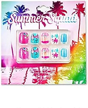 Justice Girls Press-on Nails Summer Squad
