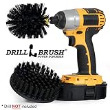 Drillbrush Ultra Stiff Drill Powered Cleaning Brush kit for Heavy Duty use