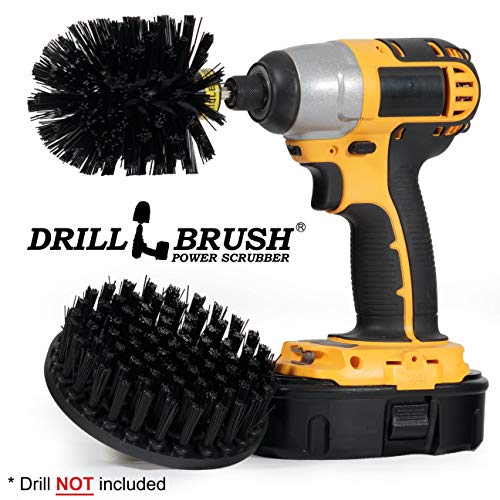 Drillbrush Ultra Stiff Drill Powered Cleaning Brush kit for Heavy Duty use