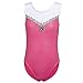 TFJH E Kids Ballet Dancing Gymnastics Outfits Girls Athletic Bodysuit HotPink 6A