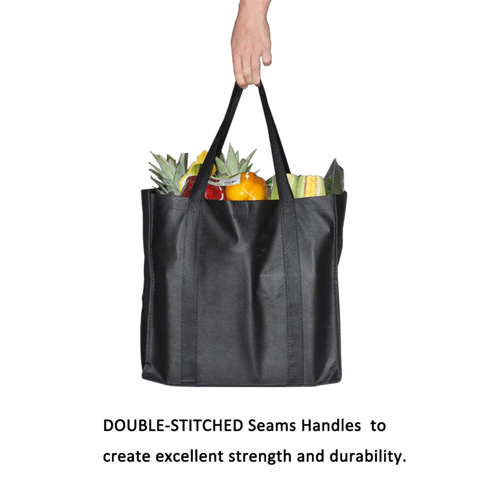 bolsas de la compra plegables extra grandes y duraderas YBCPACK 6