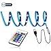 LED TV Backlight,SMY USB LED Strip Light,RGB Multi-Colour LED Light Strip Kit Waterproof IP65, 60LED with Wireless Remote Controller for TV/PC/Laptop Bias Lighting (6.56Ft)