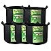 VIVOSUN 5-Pack 3 Gallon Plant Grow Bags, Premium Series Thichkened Non-Woven Aeration Fabric Pots w/Handles - Reinforced Weight Capacity & Extremely Durable (Black) primary