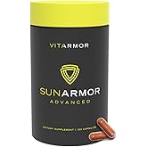 SunArmor Advanced with Nicotinamide and Powered by Polypodium Fights The Signs of Photoaging, Use with Sunscreen, Dermatologist Developed, 120 Capsules