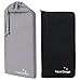 Passport Wallet - Family Passport Holder - Travel Wallet for Women Men Documents Organizer (Black)