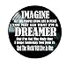 John Lennon Imagine song Lyrics on a Vinyl Record Album Wall Decor