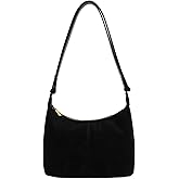 Suede Tote Bag Stylish Handbag Chic Small Crossbody Fall Purse Wallet Women Trendy 2025 Elegant Shoulder Bag