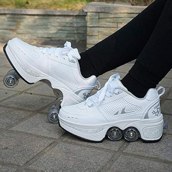 HealHeatersⓇ Creative Roller Skates Sneakers 2 in 1 Shoes Scarpe con