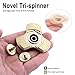 Fidget Toy Hand Spinner fine copper material ceramic bearing triangle fidget spinner 9 mins spin time good for ADD, ADHD, Autism Great stress reducer for Adult and Kids