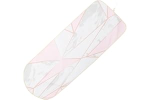 SHINEOFI Stain Resistant Polyester Ironing Board Cover 140x50cm Non-Slip Protective Pad for Home and Laundry