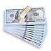 Top Treasures Prop Toy | 10,000$ |100 Count of 100$ Dollar Bills | Double-Sided Banded | Pretend Play | Fake Real | Great for Games with Children | (100) …