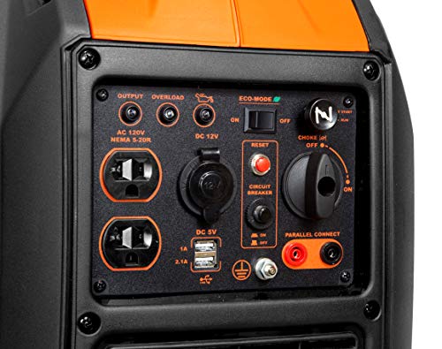 WEN 56202i Super Quiet 2000-Watt Portable Inverter Generator, CARB Compliant