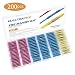 200PCS Heat Shrink Butt Connectors Terminals, ELECTRAPICK Insulated Waterproof Electrical Wire Terminals Kit Marine Automotive Wire Connectors Crimp Terminals (3 Colors / 3 Sizes)