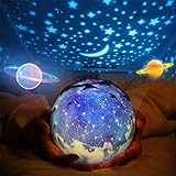 Star Night Light for Kids, Universe Night Light Projection Lamp, Romantic Star Sea Birthday New Projector lamp for…