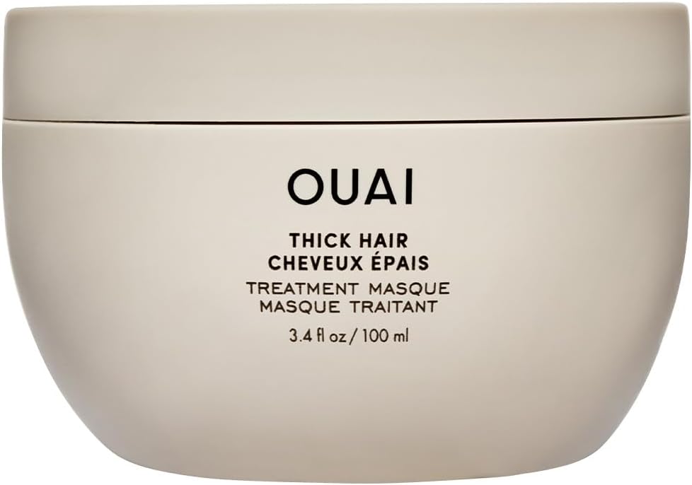 OUAI Thick Hair Treatment Masque Travel Size 100ml Almond Olive Keratin