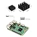 [Updated 8810 Thermal Tape]Raspberry Pi Heatsink, iUniker 15 Pcs Aluminum and Copper Heatsink Cooling Kit with Thermal Conductive Adhesive Tape for Raspberry Pi 3 B+, Raspberry Pi 3 B, Pi 2 B, Pi 1