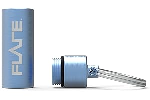 FLARE AUDIO Capsule Light Blue - Tough Lightweight Aluminium, Water-Proof, Keychain, Light Blue, Small