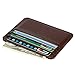 Slim Genuine Leather Wallet Minimalist Money Clip Pocket Wallet, Card Holder