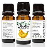 BioFinest Banana Fragrance Oil - 100% Pure & Natural - Fresh Home Scent - Air Refresher - Relaxing Aromatherapy - Skin and Hair Care - FREE E-Book (10ml)