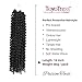 7 Packs 14 Inch Passion Twist Hair Water Wave Crochet Braids for Passion Twist Crochet Hair Passion Twist Braiding Hair Hair Extensions (14'' 7Packs, 1B)
