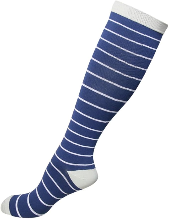Thirty48 Calzini A Compressione Da Corsa 15-20 MmHg – 3 Paia Uomo, Verde/Grigio, Taglia Media, Con Supporto Plantare E Protezione Caviglia - 3