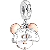 ASULIIAS Hamsa Hand Dragon Bible Cross Prayer Charm 925 Sterling Silver Charms Fits Women's Charm Bracelet and Necklace Bead Charms Jewelry Gifts for Sister Friend