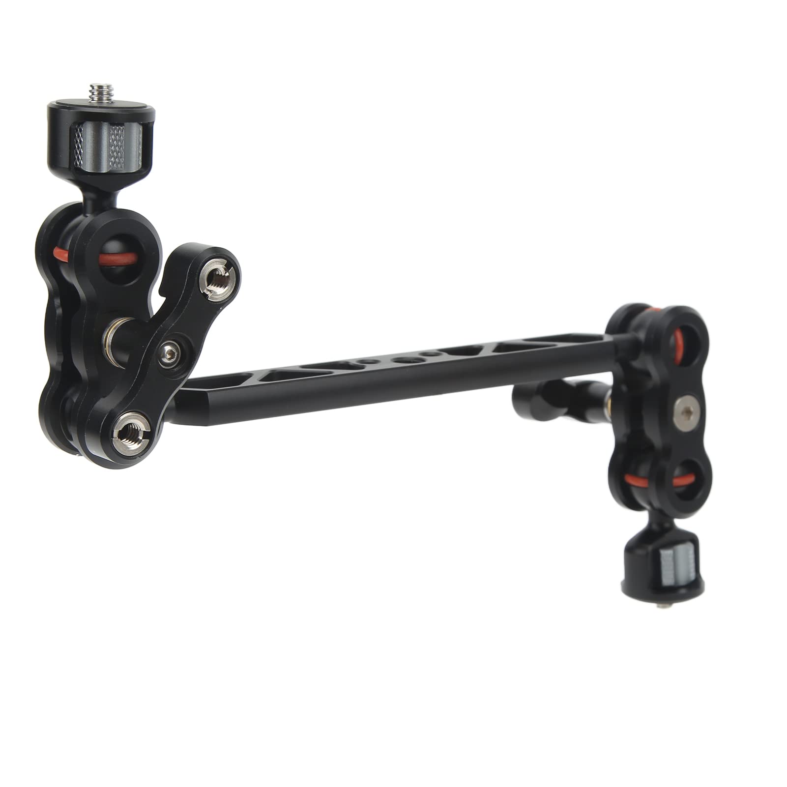 13in/34cm Adjustable Articulating Friction Magic Arm Super Clamp Camera Articulating Arm Aluminum Alloy CNC Anodizing Extension Arm Extension Arm Camera for LED Light