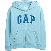 GAP boys Logo Full-zip Hoodie