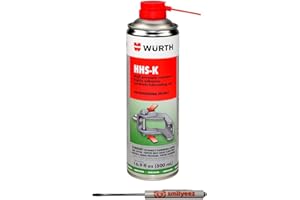 Smilyeez Listing for Wurth HHS-K Hinge Lubricant aerosol can 500 mL (1 Can) with Smilyeez Pocket Screwdriver