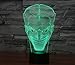 Lmeison 3D Night Light Illusion Lamp LED Desk Table Lamp with USB Cable, 7 LED Colors Change, Smart Touch, Button Control, Acrylic Panel & ABS Base, Best Gift for Boys Girls