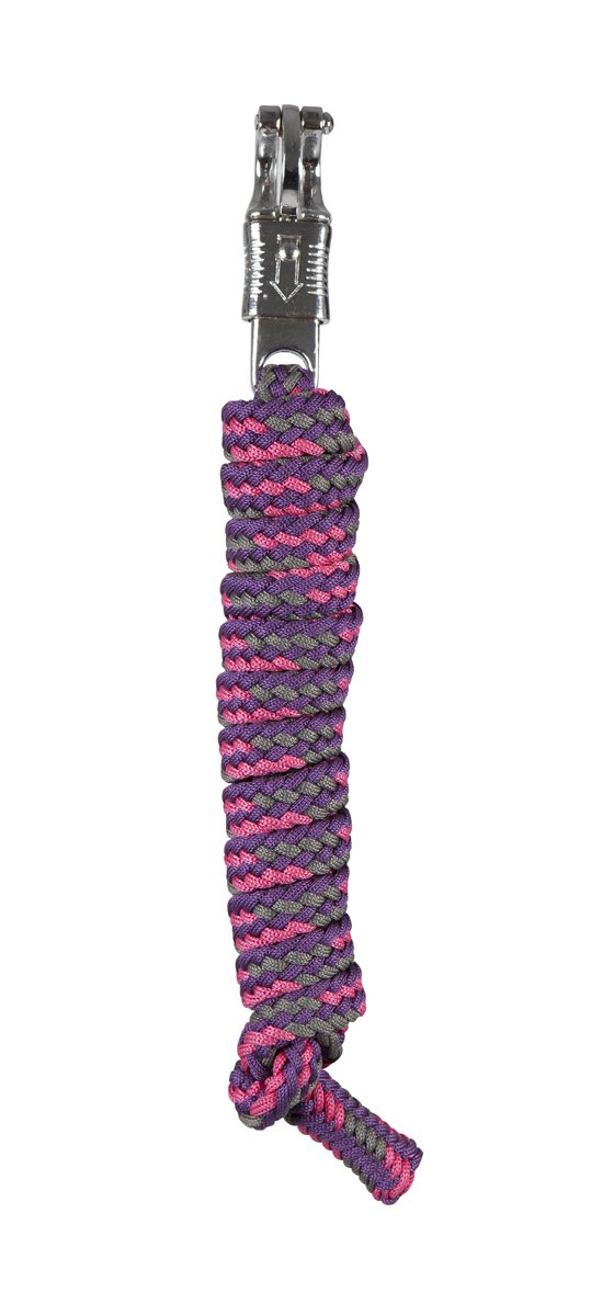 PFIFF Lead Rope, Bordeaux-Pink-Grey, 200